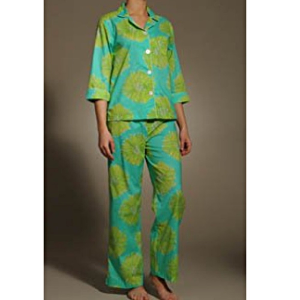 Lilly Pulitzer Women's Boom Boom Pajama Set Sleepwear XS